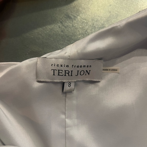 Ricki Freeman for Teri John Grey & Silver Dress - Picture 7 of 17